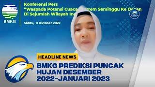 BMKG Prediksi Puncak Hujan Desember 2022-Januari 2023