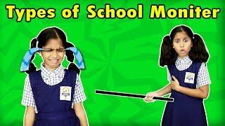 Types Of Monitors In School | Funny Video | Pari's Lifestyle