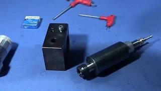 ER20 Collet Chuck Lathe Toolpost Drill With Tapered Roller Bearings