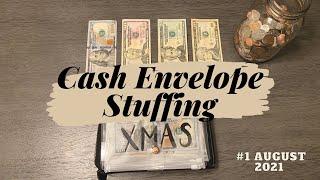 First Cash Envelope Stuffing of August 2021! // Briana Budgets