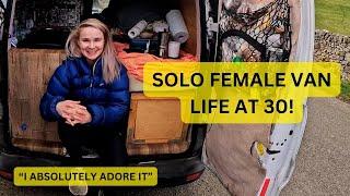 Solo Female Van Life at 30 | Feral Digital Nomad | Ford Tiny Van Tour