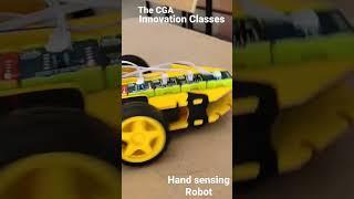 Hand sensing Robot #youtubeshorts #shortsfeed #trendingshorts #robotics #braingym #viral