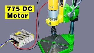 How to make Drill machine at home with DC Motor