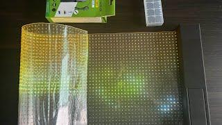 Transparent LED film display