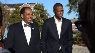 Dr. Cleveland Sellers and Rep. Bakari Sellers at S.C. State