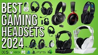 BEST GAMING HEADSETS 2024 - TOP 5 GAMING HEADPHONES of 2024 [PC, PS4, PS5, XBOX ONE, SERIES X & S]