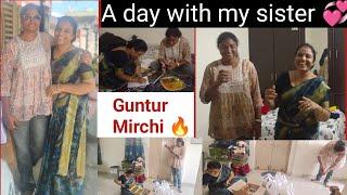 A day with my sister Guntur Nandini(mirchi) అస్సలు అనుకోలేదు ఇలా ఉంటుంది అని @Gunturnandinivlogs