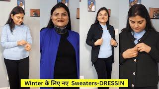 Winter के लिए नए Sweaters DRESSIN TRY ON HAUL~Indian Mom Vlogger in Chicago~ Real Homemaking