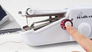 How to use / operate Handheld Sewing Machine -HAITRAL