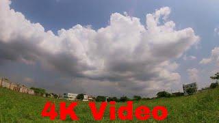 Time Lapse Clouds in Tiruvuru Vahini Collage Grounds. Heavy Clouds , By Go Pro Hero 7 | 4K .