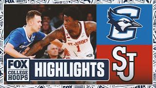 Creighton Bluejays vs. St. John's Red Storm Big East Tournament Highlights | FOX College Hoops