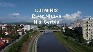 Nišava Niš, Serbia. (drone video)