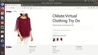 CMate Virtual Clothing Try On - Demo Video