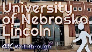 Walking Tour of the UNL University of Nebraska Lincoln Campus | #4K #UNL