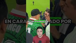  Chaco Giménez ENCARA a AFICIONADO en el ESTADIO. #seleccionmexicana #laúltimapalabra #cruzazul