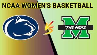 Penn State Lady Lions vs Marshall Thundering Herd | 2024-2025 NCAA Women's Basketball Live Score