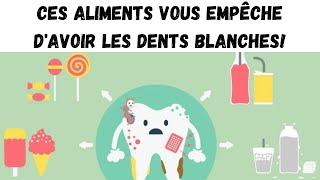 Dents Blanches : 10 aliments à éviter pour garder des dents blanches +CONSEILS (2025)