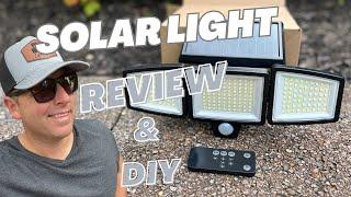 Ultimate Solar Light Review: Tuffenough Solar Outdoor Lights 2500LM | Installation Guild