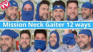  Mission Neck Gaiter: 12 ways to wear: Cooling face mask review  [185]