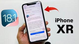 iOS 18.1 Beta 4 on iPhone XR - Install iOS 18.1 Beta 4 Now on iPhone XR