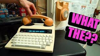 WEIRD SOUND MAKING TYPING TELEPHONE THINGY - minicom 5000