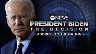 LIVE: Pres. Biden addresses the nation for the first time since dropping out of 2024 race