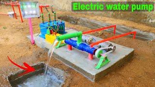 How to make mini double water pump | 220v transformer | Crop farming | Science project