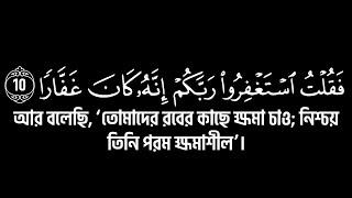 ‘তিনি তোমাদের উপর মুষলধারে বৃষ্টি বর্ষণ করবেন | Surah Nuh Ayah 10-12 | Tariq Mohammad