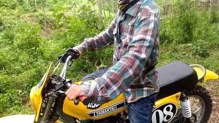 YAMAHA VINTAGE ENDURO - HILL CLIMBING BLITAR 2018 #VIRAL #HEBOH #TRAILTUA #VINTAGEDIRTBIKE #RXS115