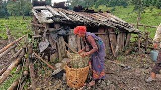 Cold and rainy daytime in Nepal |Hard struggle life | Rural Nepal |