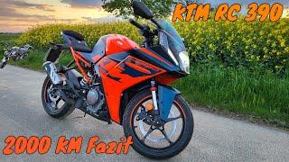 KTM RC 390 | Die ersten 2000 Kilometer | Vor- und Nachteile