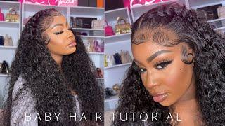 SUPER DRAMATIC BABY HAIR TUTORIAL | RENUS HAIR