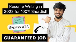 How to Create a Perfect Resume Using ChatGPT: Get 100% Shortlisted! | guaranteed job 2023 | tips