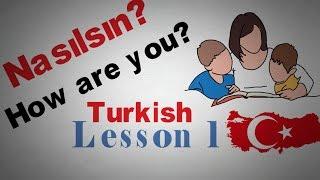 Learn Turkish Lesson 1 Greetings |  Animated