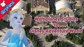 Disneyland Paris Walt Disney Studios to Disney Adventure World