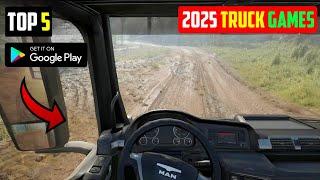 Top 5 Best Truck Simulator Games For Android | Best Truck Driving Games In 2025