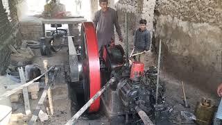 old black diesel engine starting problem big power diesel engine  starting of cold diesel engine