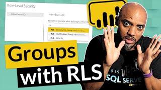 Can you use GROUPS with Power BI Row-Level Security (RLS)???
