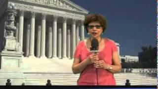 Andrea reporting at Newseum