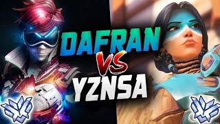 Dafran Top 500 Tracer VS Yznsa Insane Pharah! [ Overwatch Season 30 Top 500 ]