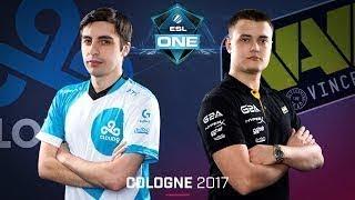 CS:GO - Cloud9 vs Na'Vi [Overpass] Map 2 - Semifinal - ESL One Cologne 2017