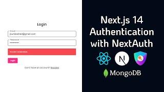 Next.js 14 Authentication with NextAuth | NextAuth with Credentials