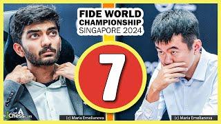 Schach-WM 2024 Partie 7 | Ding Liren vs. Gukesh D.