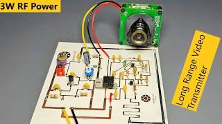 [NEW] How to Make Long Range Video Transmitter  - Make Your Own Television Transmitter 3W Power