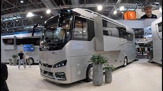 1,1 Mio Vario Mobil Perfect 1000 luxury RV Motorhome Camper MB Car Garage walkaround +interior V0501