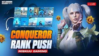 Bgmi Conqueror Rank push |#miskuugaming #duorankpush #duoconquerorrankpush #live #bgmilive