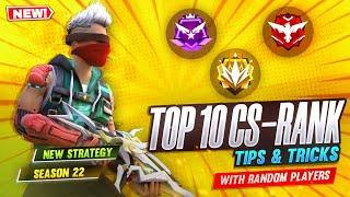 Cs rank push tips and trick | win every cs rank with random players| new season | Player 07