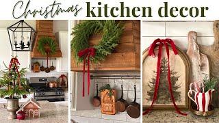 CHRISTMAS DECORATE WITH ME 2024  Classic Christmas Decorating Ideas | Christmas Kitchen Decor