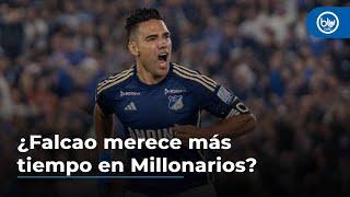 ¿Falcao merece más tiempo en Millonarios? “Lo trajeron para vender abonos”, dice Aurelio Suárez