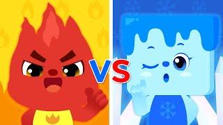 Hot vs Cool ️️| Kids Songs & Nursery Rhymes | Kids Fun Song | Lotty Friends